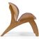Poltrona Decorativa Orgânica Sala Living Kadosh L02 Suede Rosê - Lyam Decor
