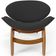 Poltrona Decorativa Orgânica Sala Living Kadosh L02 Suede Preto - Lyam Decor