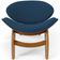 Kit 2 Poltronas Decorativa Orgânica Sala Living Kadosh L02 Suede Azul Marinho - Lyam Decor