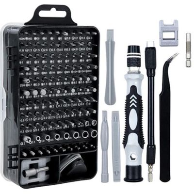 Kit Ferramenta 115 Chaves Precisão Reparo Manutenção Celular Notebook Tablet Relógio