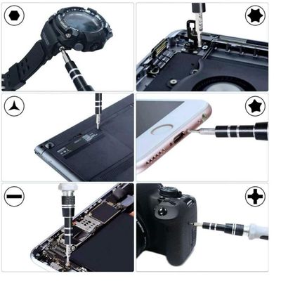 Kit Ferramenta 115 Chaves Precisão Reparo Manutenção Celular Notebook Tablet Relógio