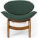 Kit 4 Poltronas Decorativa Orgânica Sala Living Kadosh L02 Suede Verde Musgo - Lyam Decor