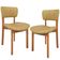 Kit 02 Cadeiras Para Sala de Jantar Cozinha Living Estofada Dara L02 Couríssimo Fendi - Lyam Decor