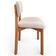 Cadeira Para Sala de Jantar Cozinha Living Estofada Dara L02 Suede Bege - Lyam Decor