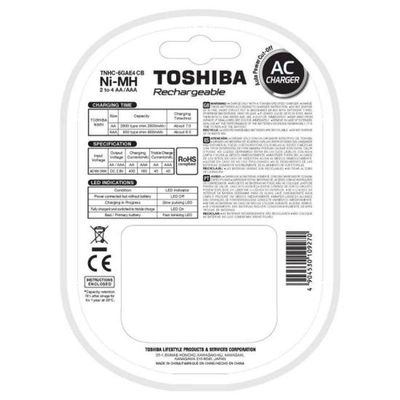Carregador De Pilhas Tnhc-6gae4 Cb (c-4 Pilhas Aa...
