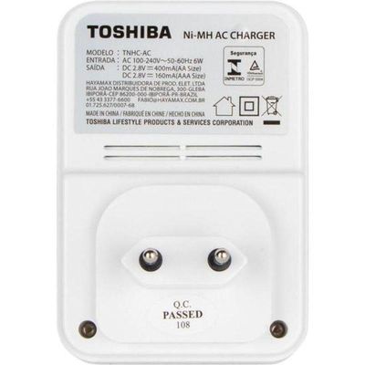 Carregador De Pilhas Tnhc-6gae4 Cb (c-4 Pilhas Aa...