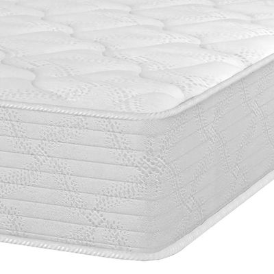 Cama Box Casal 138 Matelassê Branco Com Colchão Barcelona Molas Ensacadas Bello Box