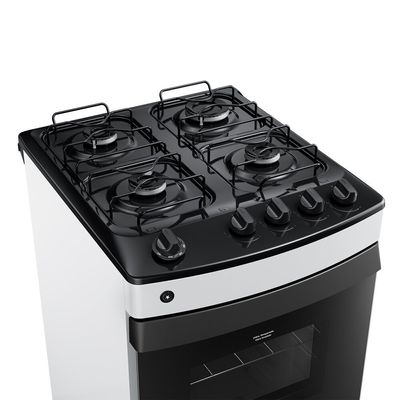 Fogão a Gás CFO4ZAB 4 Bocas com Mesa Esmaltada, Branco Consul Branco / Bivolt