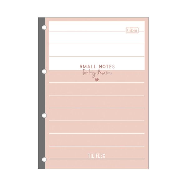 Refil para Fichário Tilibra Soho Branco 80 Folhas Refil para Fichário Tilibra Soho Branco 80 Folhas