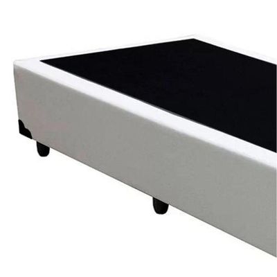 Cama Box Solteiro 88 Bello Box - Tecido Sintético Branco