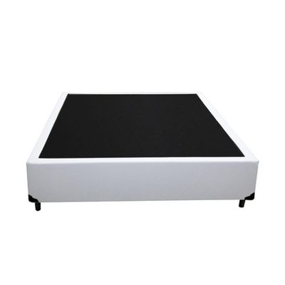 Cama Box Viúva 128 Bello Box - Tecido Sintético Branco