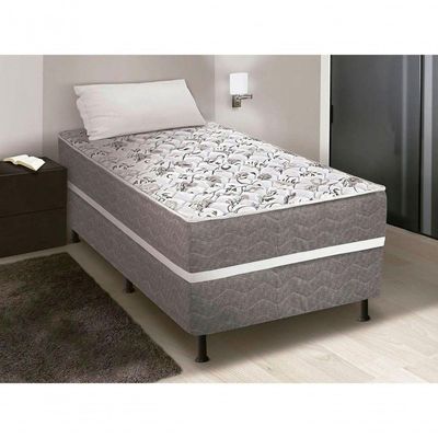 Cama Box Solteiro Conjugada Londres - Bello Box - Molas Ensacadas D33 57x88x188