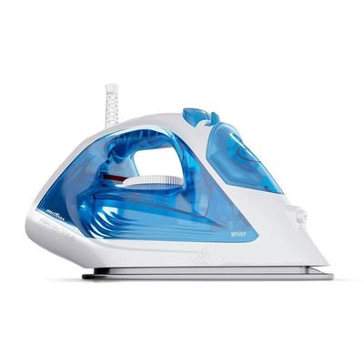 Ferro de Passar BF07 Base Antiaderente Vapor Vertical Reservatório Azul Britânia Azul
