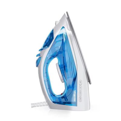 Ferro de Passar BF07 Base Antiaderente Vapor Vertical Reservatório Azul Britânia Azul