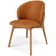 Cadeira de Jantar e Estar Living Estofada Mia L02 Couríssimo Canela - Lyam Decor