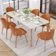 Cadeira de Jantar e Estar Living Estofada Mia L02 Couríssimo Canela - Lyam Decor