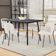 Kit 6 Cadeiras Sala de Jantar Estofada Gavi L02 Linho Bege - Lyam Decor