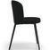 Kit 3 Cadeiras Sala de Jantar Estofada Gavi L02 Suede Preto - Lyam Decor