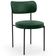 Cadeira Decorativa Estofada Para Sala De Jantar Louise L02 Couríssimo Verde  - Lyam Decor
