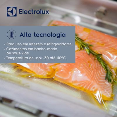 Kit Rolos de Sacos Electrolux para Seladoras a Vácuo 02 Unidades Não se aplica