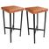 Kit 02 Banquetas Alta Bar Cozinha Sala De Jantar Preto Stella L02 Couríssimo Camel - Lyam Decor