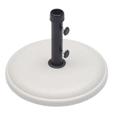 Base para Ombrellone Redonda de Concreto Expandido 16kg Branca Único