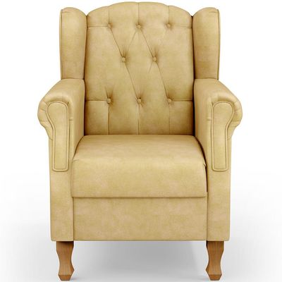Poltrona de Amamentação Yara P02 com Puff Paris Luis Xv L02 Couríssimo Fendi - Lyam Decor
