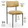 Kit 08 Cadeiras Estofadas Para Sala De Jantar Louise L02 Couríssimo Fendi - Lyam Decor