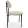 Cadeira Decorativa Estofada Para Sala De Jantar Louise L02 Linho Champagne  - Lyam Decor