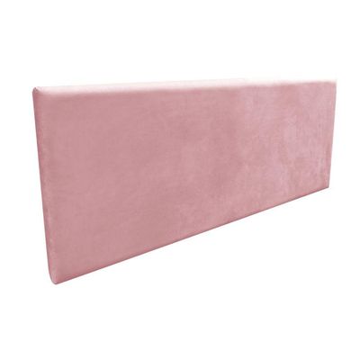 Cabeceira Painel Clean para Cama Box Casal 140 cm Suede Rose