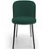 Cadeira Para Sala de Jantar Cozinha Estofada Gavi L02 Suede Verde Musgo - Lyam Decor