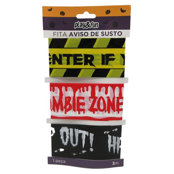Fita de Isolamento Susto Halloween Play&Fun