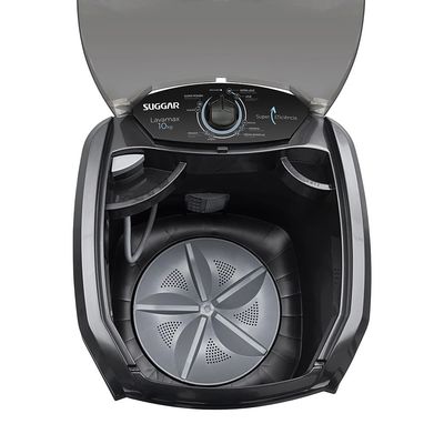 Lavadora de Roupas Suggar Lavamax 10kg Preta 220V
