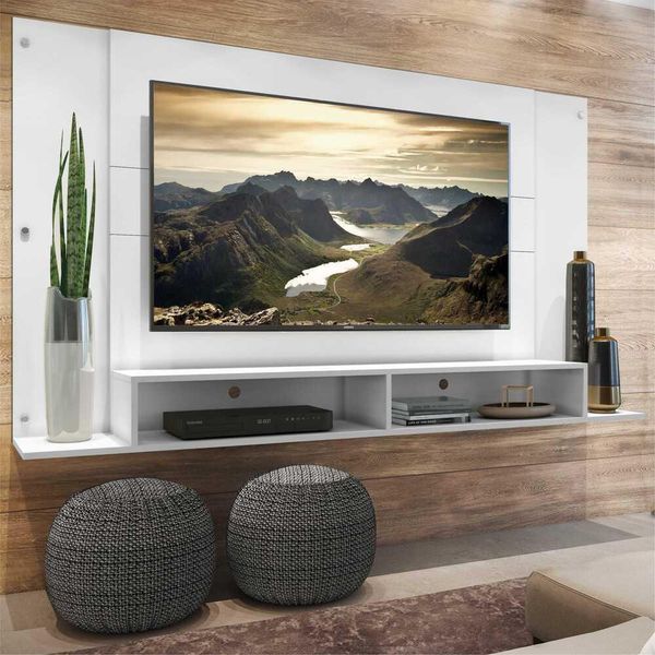 Painel Tókio Multimóveis TV de até 60 Polegadas Branco Painel Tókio Multimóveis TV de até 60 Polegadas Branco
