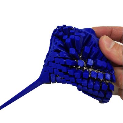 Raia Articulada 3d Decoração Brinquedo Azul
