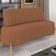 Sofá 2 Lugares 135cm Pés Aço Dourado Tamar Boucle Terracota Z08 - Mpozenato