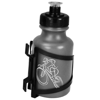 Garrafa Caramanhola 500ml Squeeze Bike 20 26 Adulto Criança Cinza