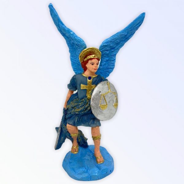 Imagem São Miguel Arcanjo em Resina 14 cm Imagem São Miguel Arcanjo em Resina 14 cm