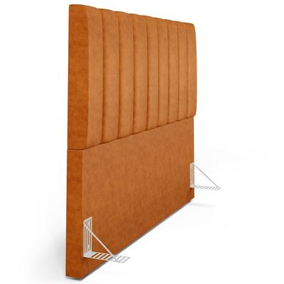 Cabeceira Cama Box Casal Queen 160 cm Dália W01 Couríssimo Canela - Lyam Decor