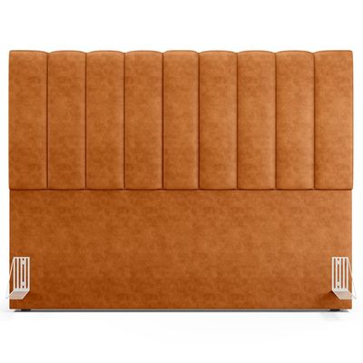 Cabeceira Cama Box Casal Queen 160 cm Dália W01 Couríssimo Canela - Lyam Decor