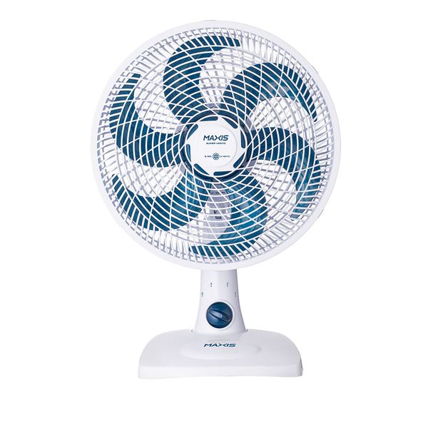 Ventilador de Mesa 30cm Super Vento Maxis Branco e Azul 50W V-30-MX-W 220V
