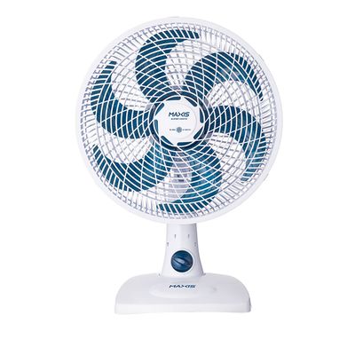 Ventilador de Mesa 30cm Super Vento Maxis Branco e Azul 50W V-30-MX-W 220V