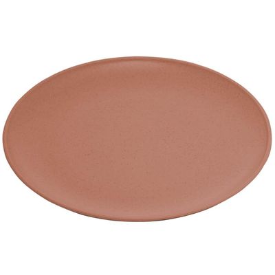 Prato Raso Para Servir 27cm Fibra de Pinho PP Pine Wolff Salgados Doces Mesa Posta