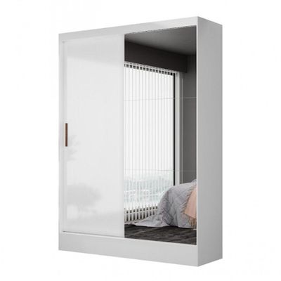 Guarda-roupa Belem Plus 2 Portas De Correr 2 Gavetas Branco