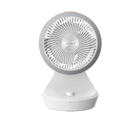 Circulador de Ar Orbit 20cm com 3 Velocidades e Múltiplas Inclinações Spirit Branco com Cinza / 220V