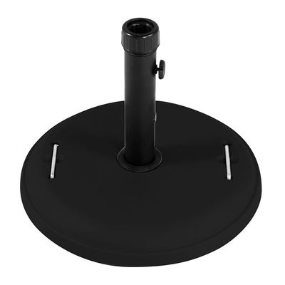 Base para Ombrellone Redonda em Concreto 22kg Preta Único