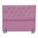 Cabeceira Estofada Solteiro 90 Cm Laís Com Frame Suede Rosa