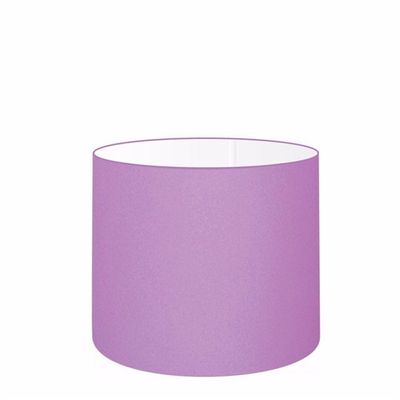 Cúpula Abajur E Luminária Cilíndrica Vivare Cp-7011 ø30x21cm - Bocal Nacional Lilás