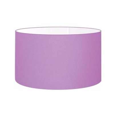 Cúpula Abajur Cilíndrica Cp-7025 ø50x30cm Lillás