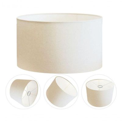 Cúpula Abajur Cilíndrica Cp-7025 ø50x30cm Branco